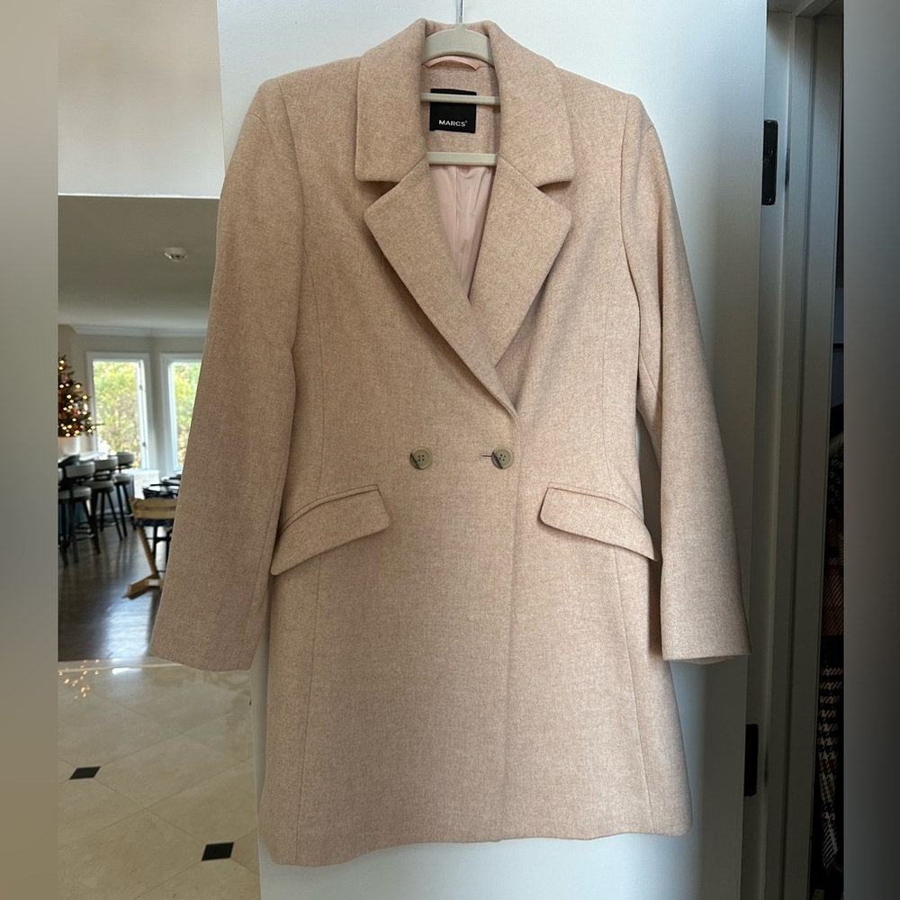 Marc’s wool light pink coat. Size AU 8 (US 4). small